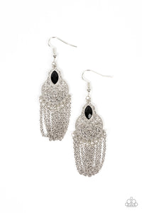 Pressed for CHIME - Black earrings