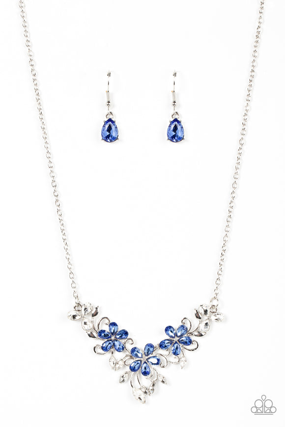 Floral Fashion Show - Blue necklace