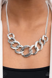 Bombshell Bling - Silver necklace