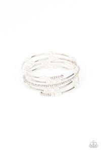 Marina Masterpiece - White coil bracelet