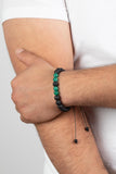 Alternative Rock - Green urban bracelet