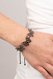 Put a WING on It - Black Slipknot style bracelet