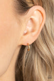 Skip the Small Talk - Gold small hoop earrings earrings