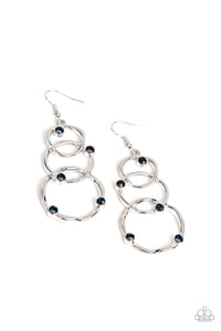 Revolving Radiance - Blue earrings