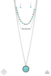 Sahara Symphony - Blue layered necklace