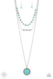 Sahara Symphony - Blue layered necklace