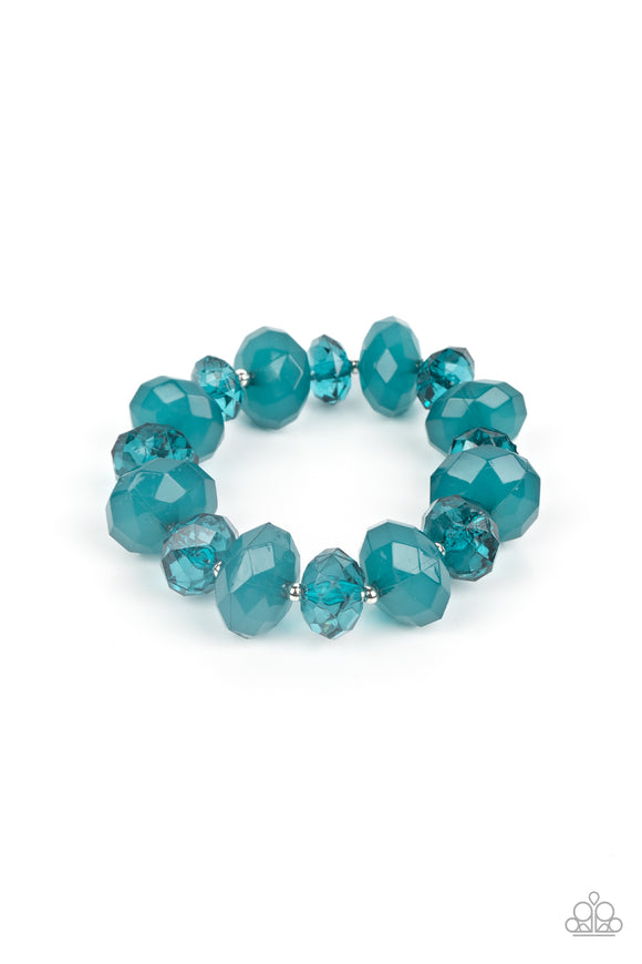 Keep GLOWING Forward - Blue bracelet