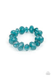 Keep GLOWING Forward - Blue bracelet