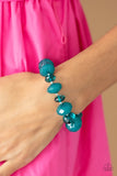 Keep GLOWING Forward - Blue bracelet