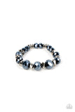 Astral Auras - Blue shimmer stretchy bracelet