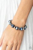 Astral Auras - Blue shimmer stretchy bracelet