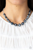 Cosmic Cadence - Blue shimmer necklace