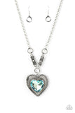 Heart Full of Fabulous - Blue heart necklace
