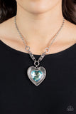 Heart Full of Fabulous - Blue heart necklace