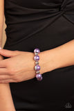 A DREAMSCAPE Come True - Purple stretchy bracelet