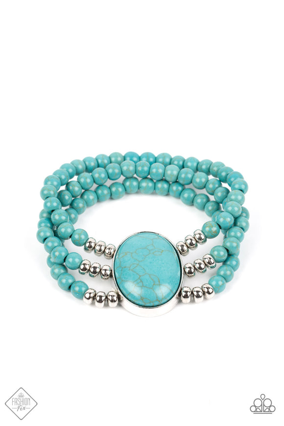 Stone Pools - Blue bracelet