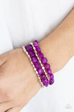 Seaside Siesta - Purple bracelet