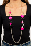 Beach Hub - Pink necklace