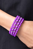 Its a Vibe - Purple coil bracelet