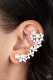 Astronomical Allure - Multi iridescent ear crawler earrings