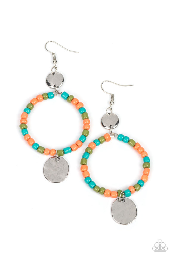 Cayman Catch - Orange earrings