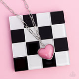 Everlasting Endearment - Pink heart necklace