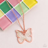 Gives Me Butterflies - Copper necklace