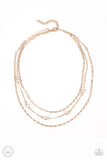 Offshore Oasis - Gold layered choker necklace