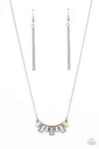 Hype Girl Glamour - Multi iridescent necklace