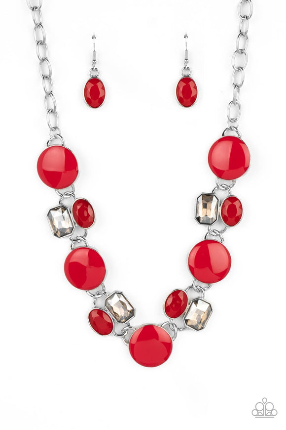 Dreaming in MULTICOLOR - Red necklace