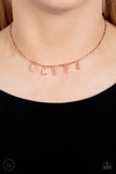 Say My Name - Copper choker necklace