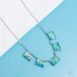 Opalescent Oblivion - Blue necklace