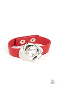 Pasadena Prairies - Red Wrap bracelet