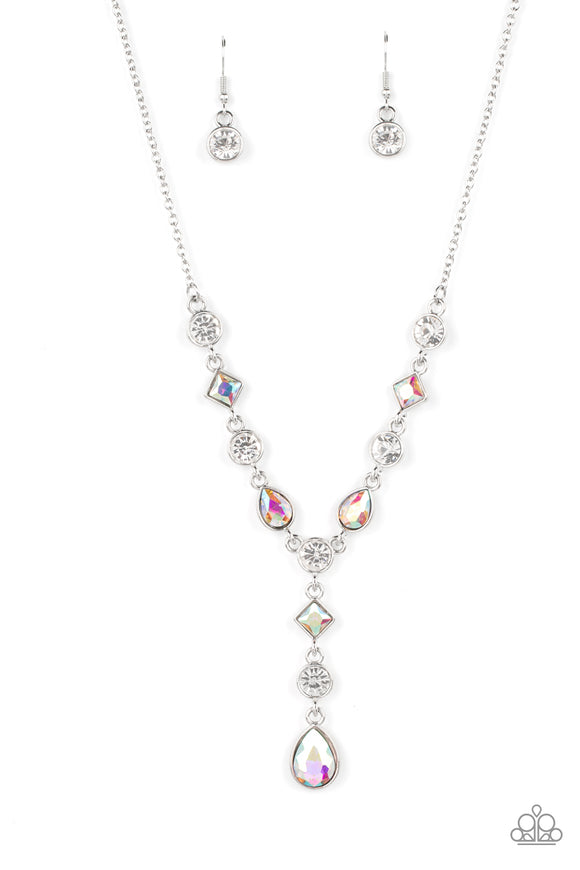 Forget the Crown - Multi iridescent necklace