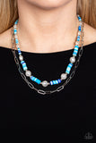 Tidal Trendsetter - Blue necklace necklace