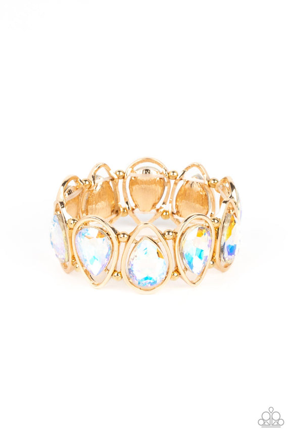 The Sparkle Society - Gold Iridescent bracelet