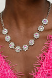 Blooming Brilliance - Multi iridescent necklace