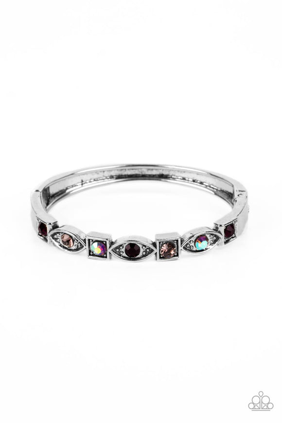 Poetically Picturesque - Purple hinge bracelet