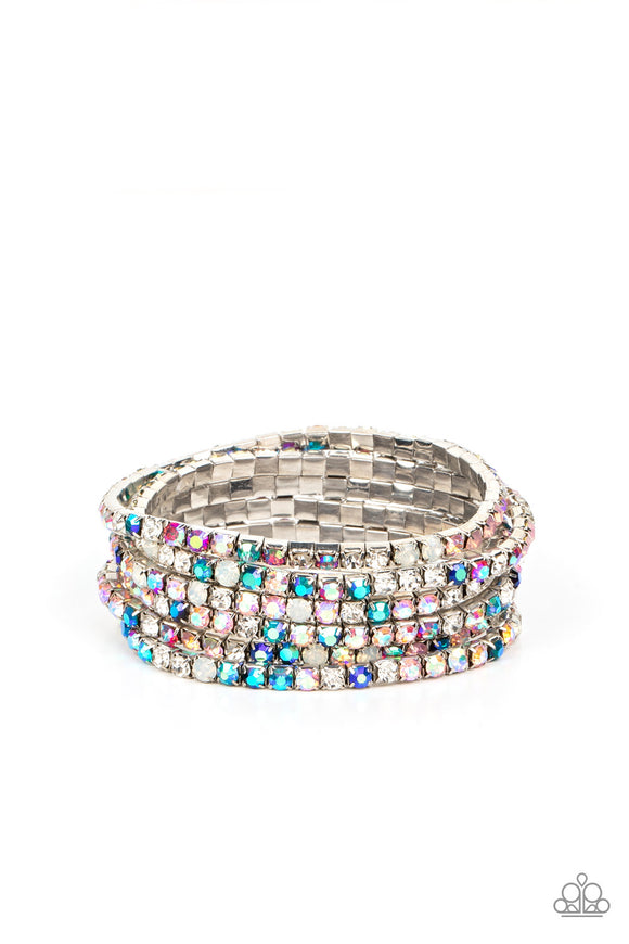 Rock Candy Range - Multi iridescent bracelet