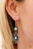 Free-Spirited Flourish - Blue earrings