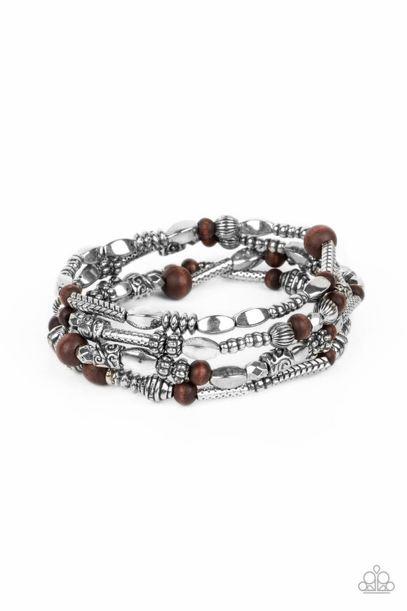 Jungle Jubilee - Brown bracelet