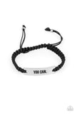 Beyond Belief - Black urban bracelet