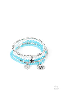 Teenage DREAMER - Blue inspirational bracelet