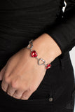 Sentimental Sweethearts - Red heart bracelet