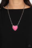 Authentic Admirer - Pink heart necklace