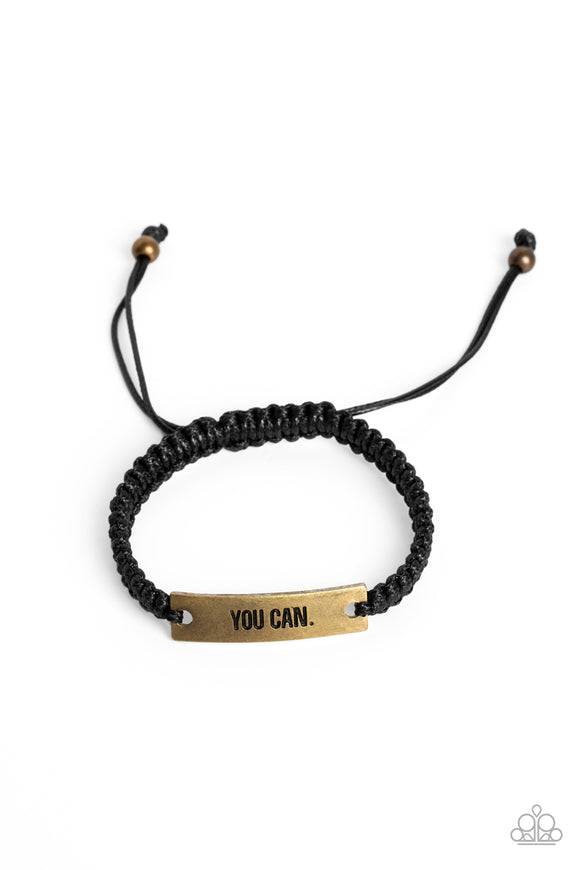 Beyond Belief - Brass urban bracelet