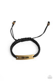 Beyond Belief - Brass urban bracelet