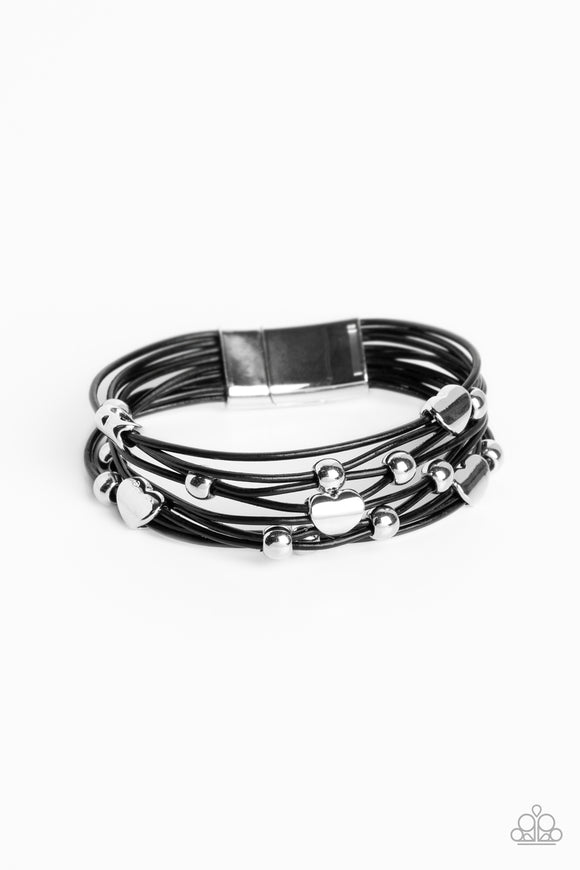 Aphrodite Ascending - Black magnetic bracelet