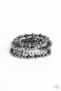 Top Notch Twinkle - Black bracelet