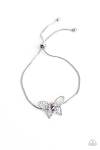 Wings of Wonder - Pink oil spill bracelet